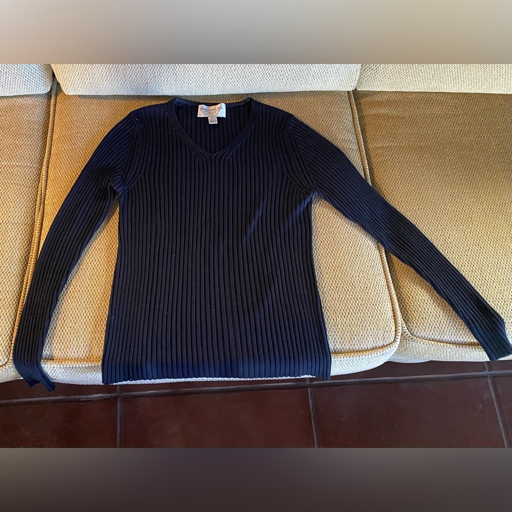 Emanuel Ungaro silk sweater in Petite Medium